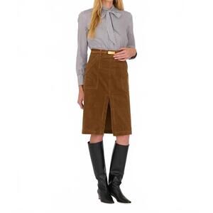 NEW SECULAR bristol shirt in blue/brown stripe